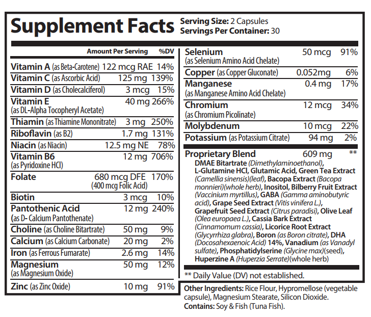 Clarity Brain Support Active Aging Formula